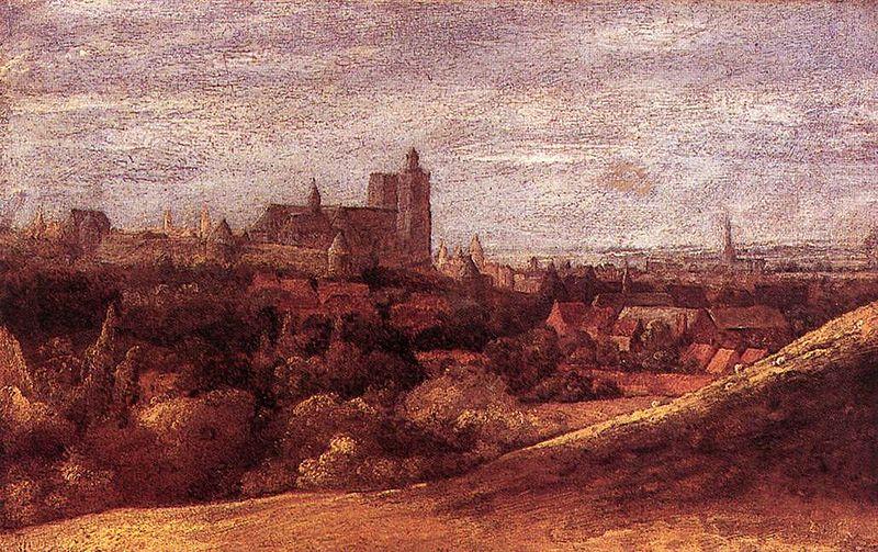 Hercules Seghers View of Brussels from the North-East Germany oil painting art